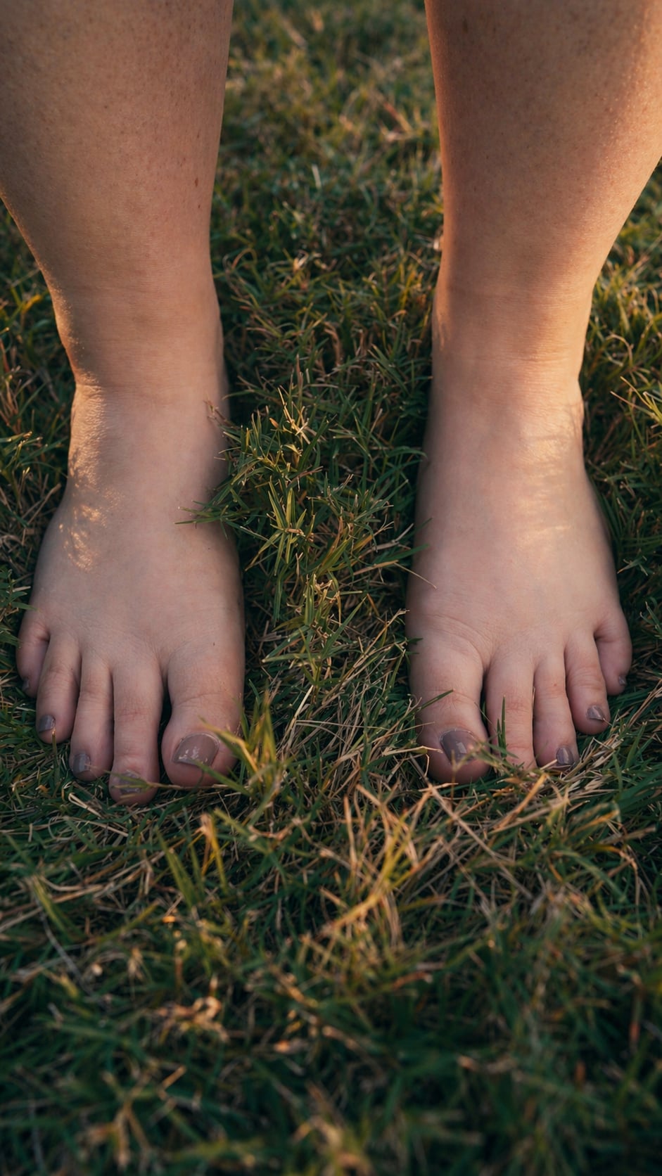 In the Grass — Barefoot Bunny outdoor foot photography collection, Dallas