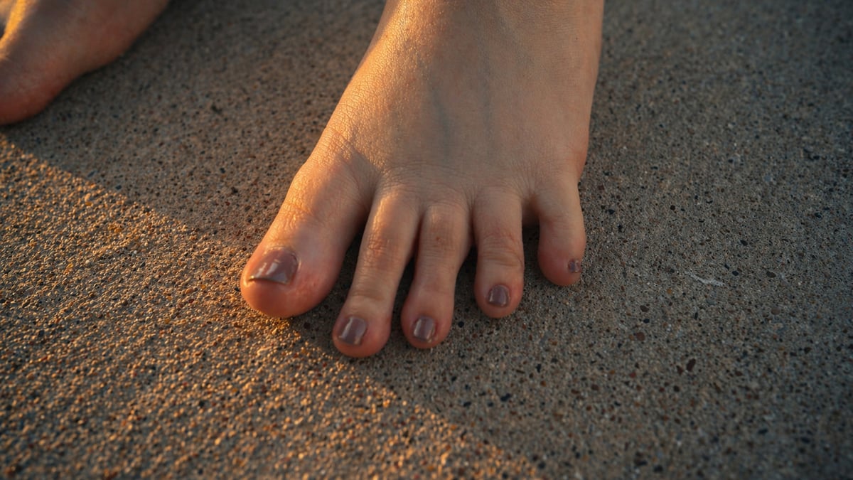 Close-up of toes — Barefoot Bunny, Dallas macro foot photography
